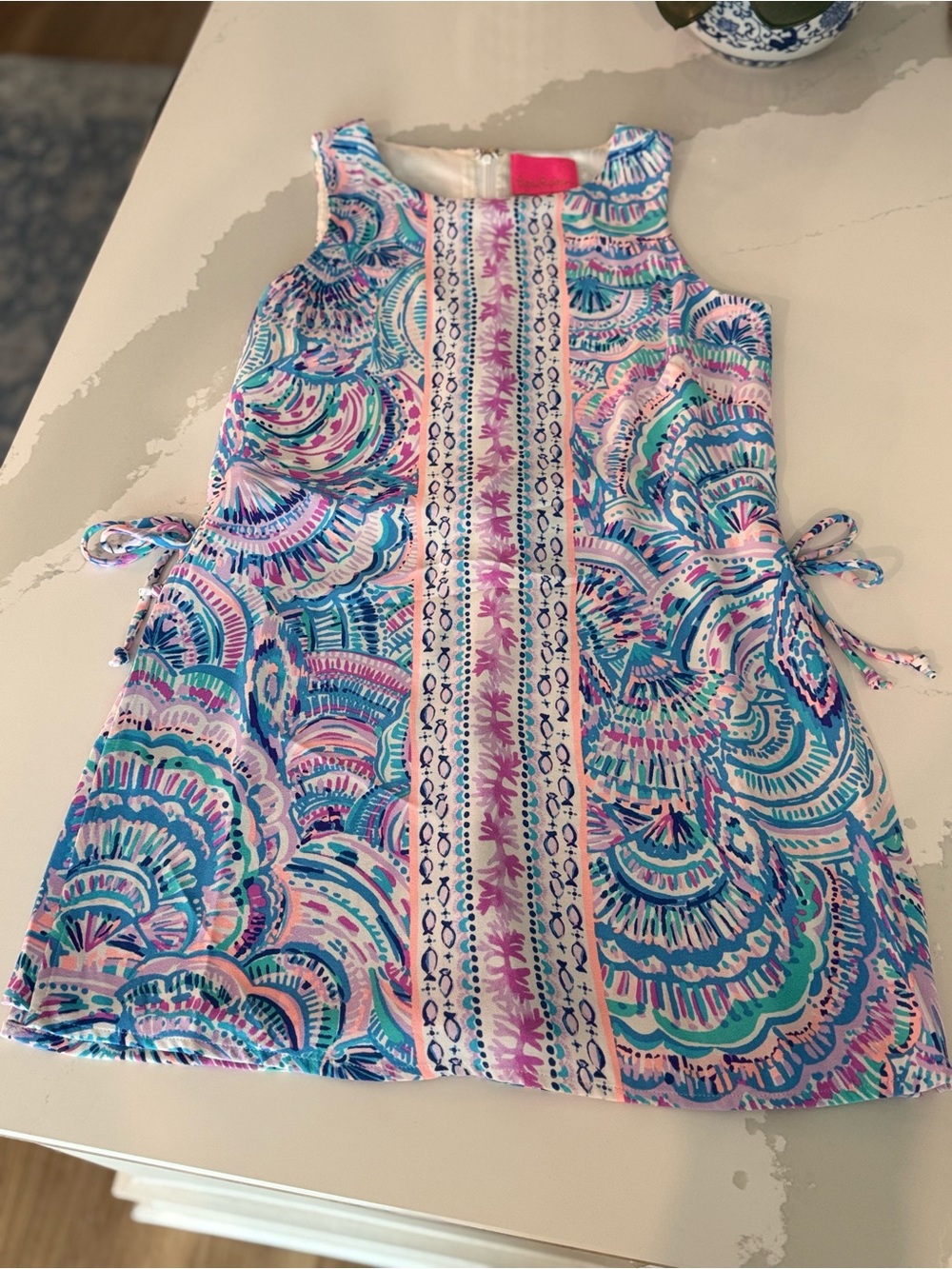 Lilly Pulitzer | Donna Romper Shift-Dress in “Happy as a Clam” | Size 2